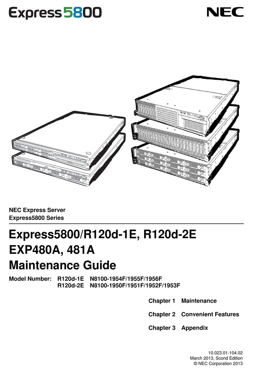 NEC R120d-1E N8100-1954F Maintenance Guide