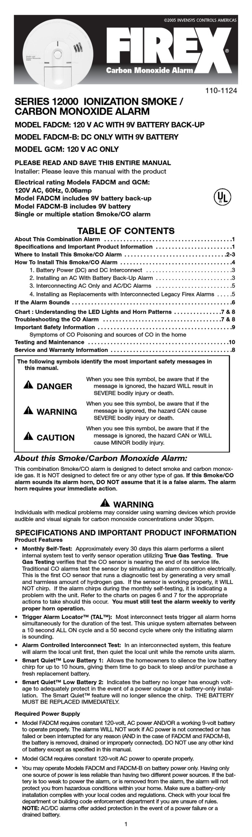 Firex FADCM manual