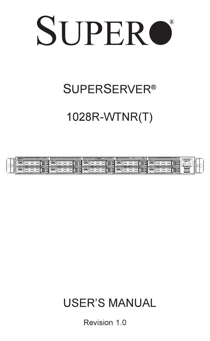 Supermicro 1028-WTNR(T) user manual