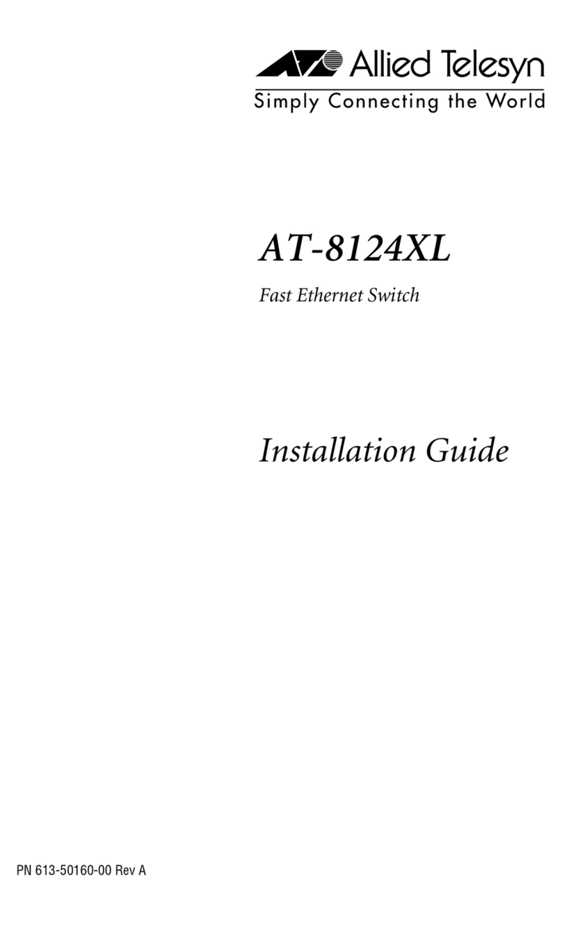 Allied Telesis AT-8124XL User manual
