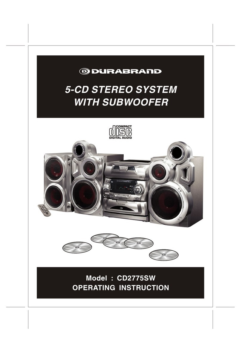 Durabrand CD2775SW User manual