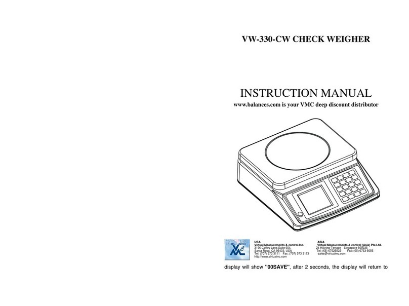 VMC VW-330-CW instruction manual