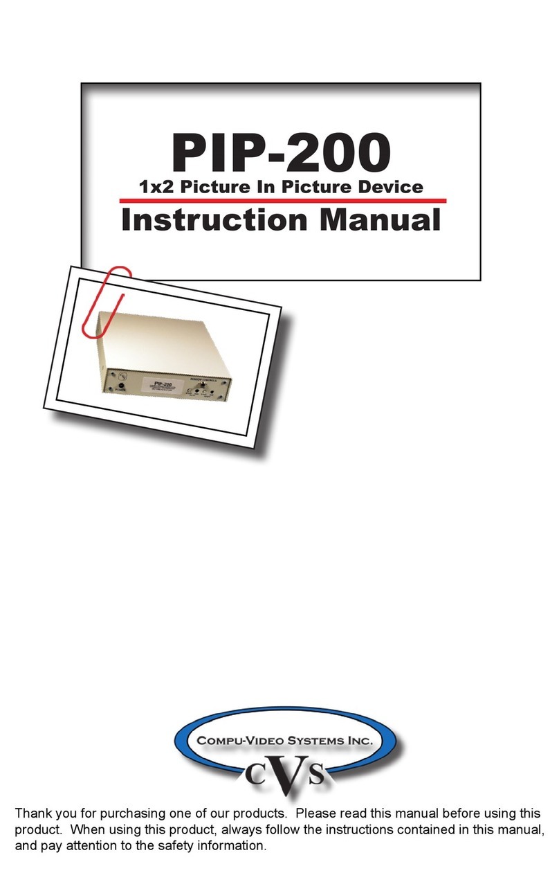 CVS PIP-200 instruction manual
