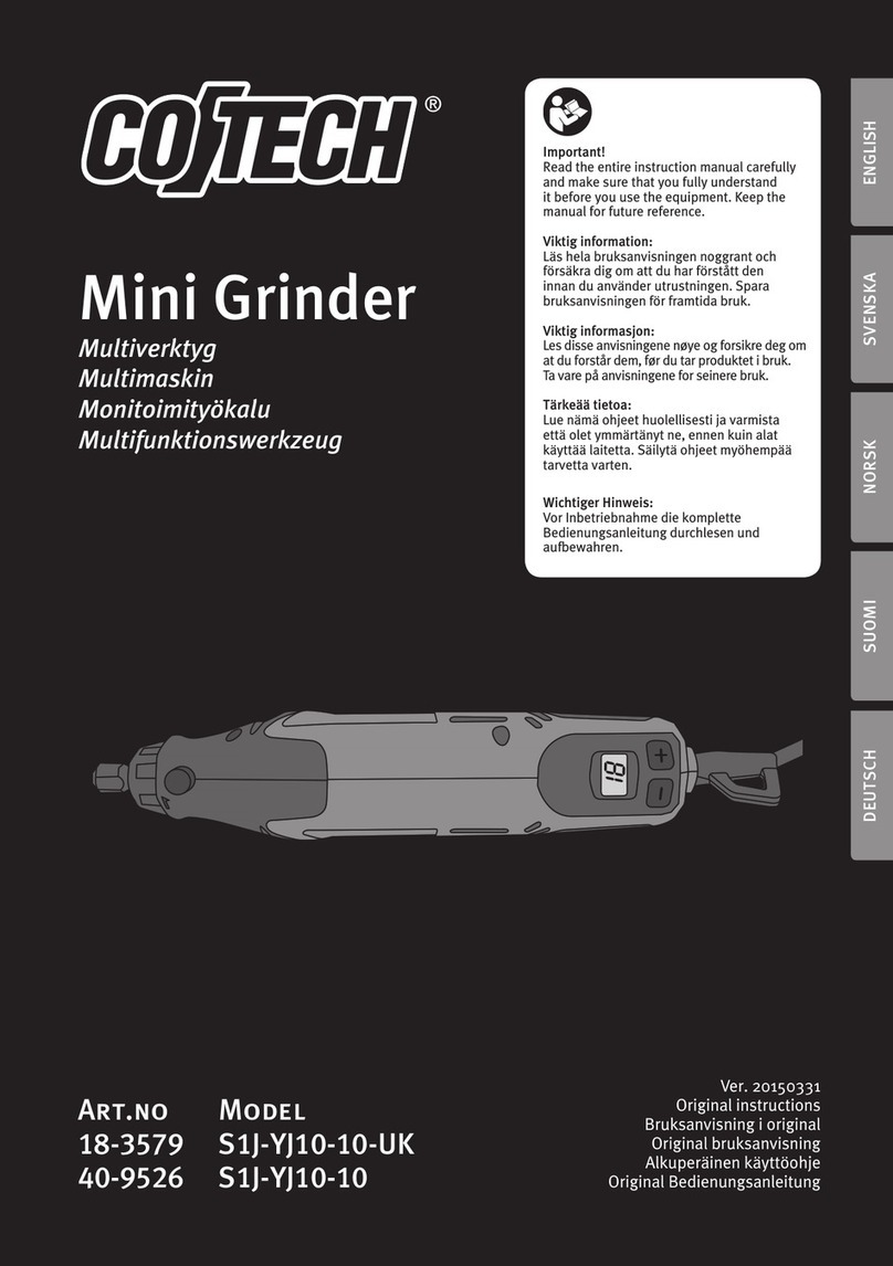 CO/Tech S1J-YJ10-10-UK user manual