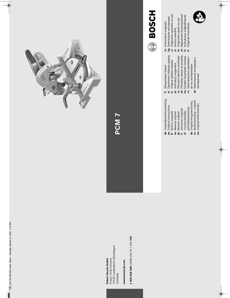 Bosch PCM 7 User manual