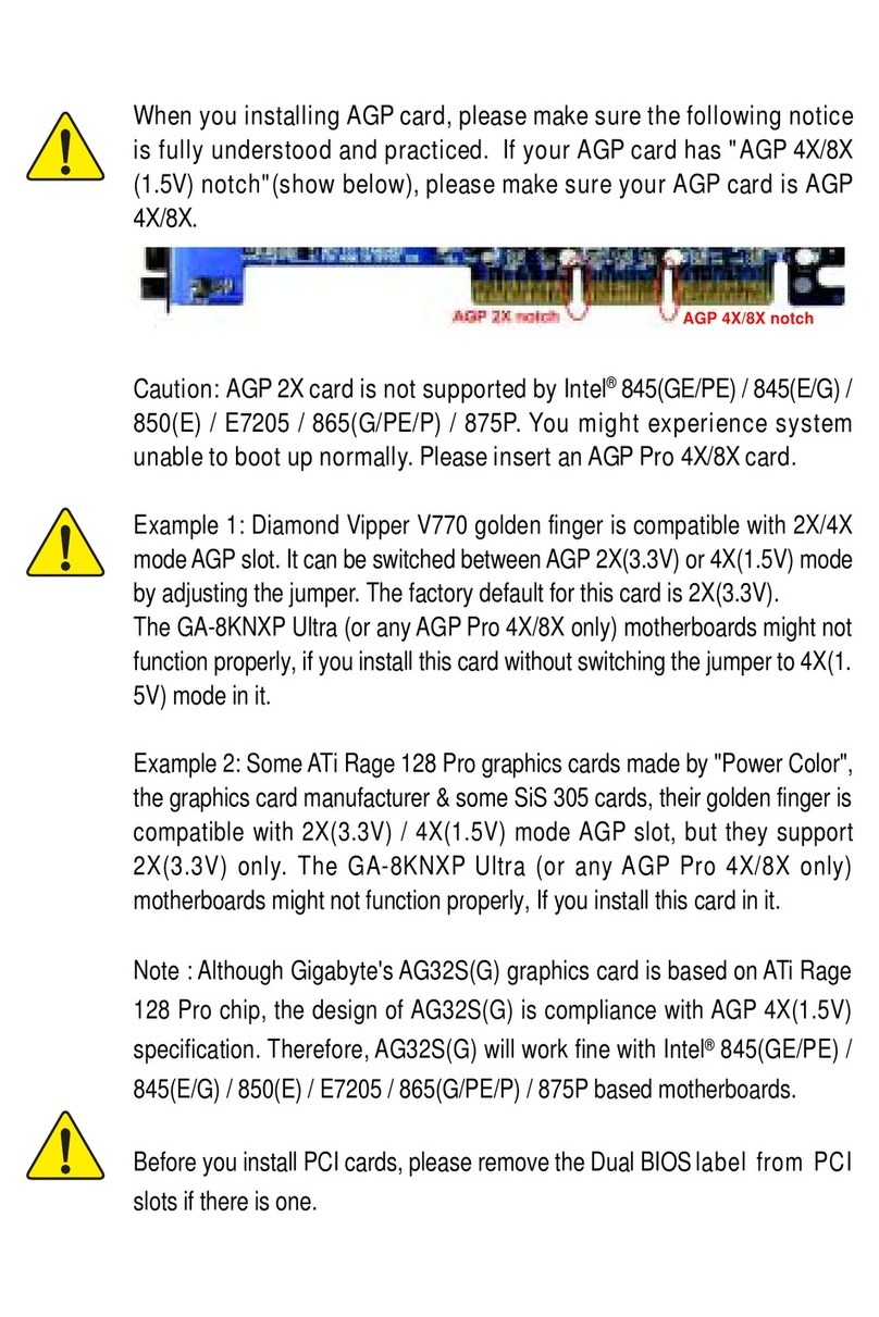Gigabyte GA-8KNXP Ultra user manual