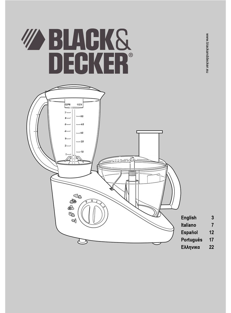 Black & Decker FP800 user manual