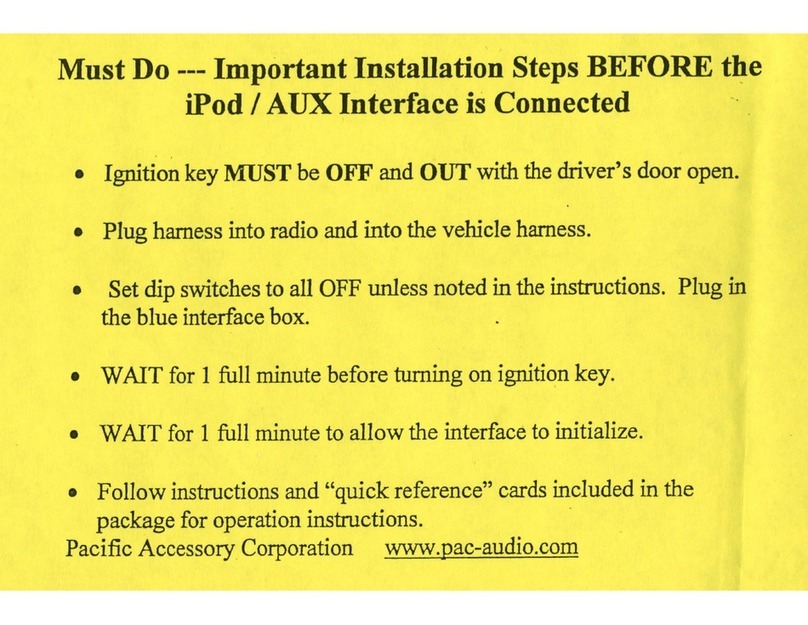PAC uPAC-HY2 instructions