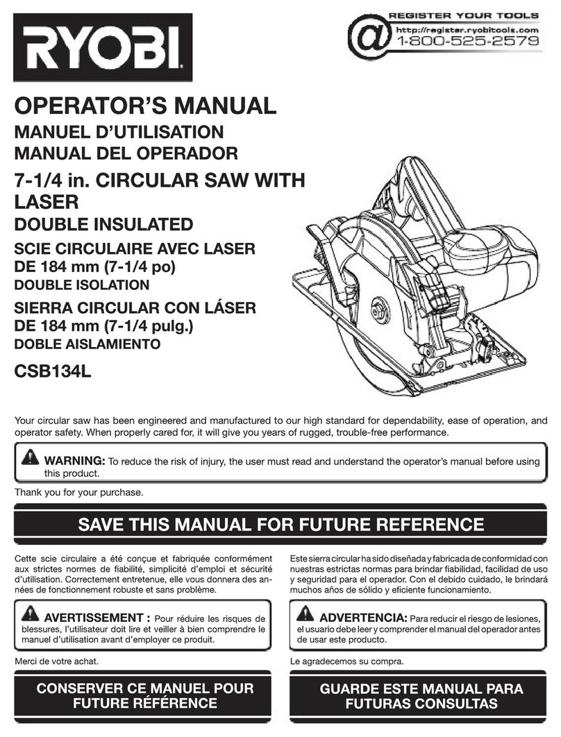 Ryobi CSB134L User manual