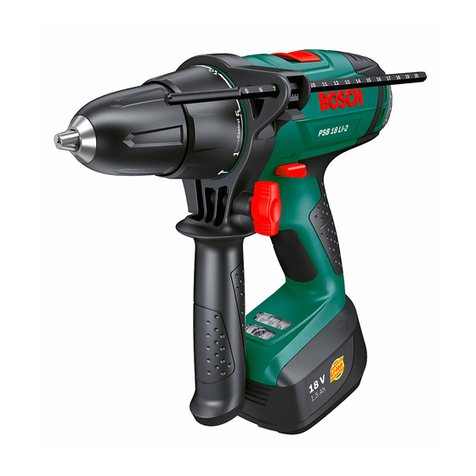 Bosch PSB 18 LI-2 User manual