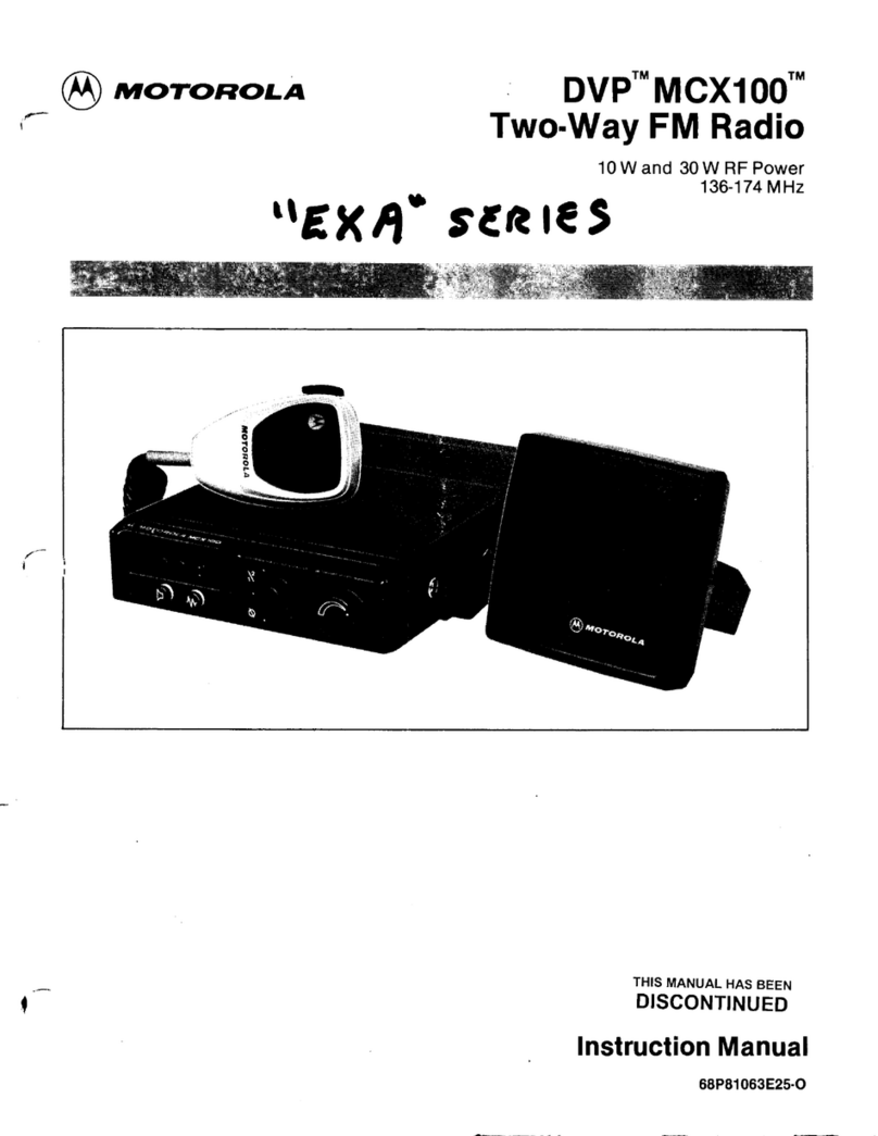 Motorola DVP MCX100 User manual