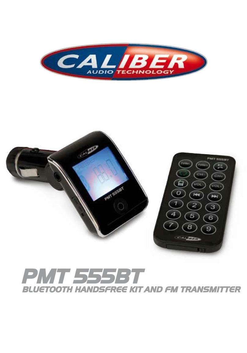 Caliber PMT 555BT user manual