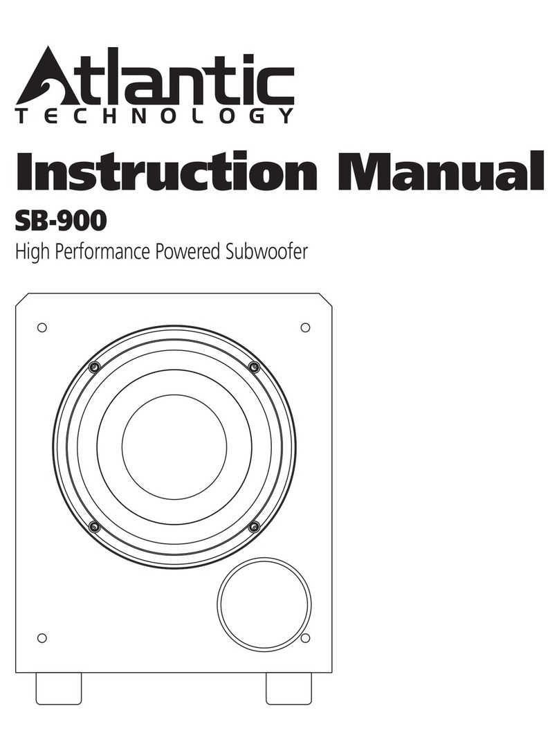 Atlantic SB-900 instruction manual