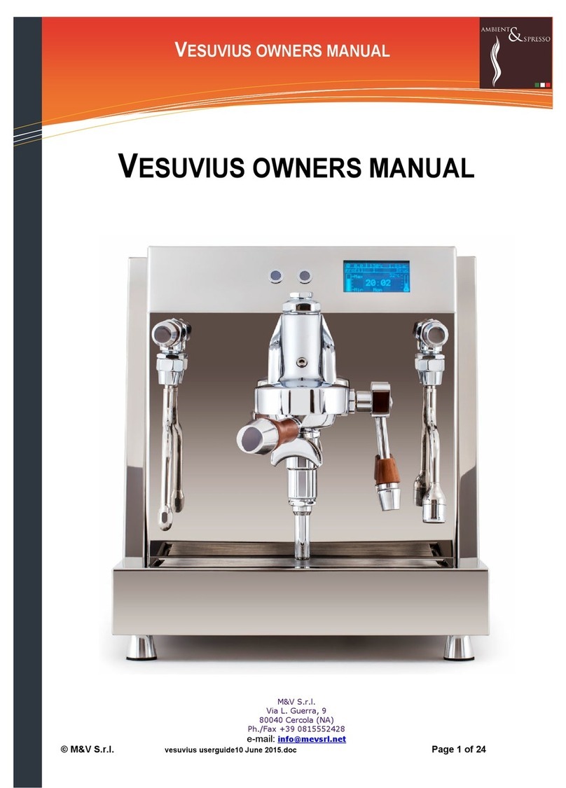 M&V S.r.l. Vesuvius User manual