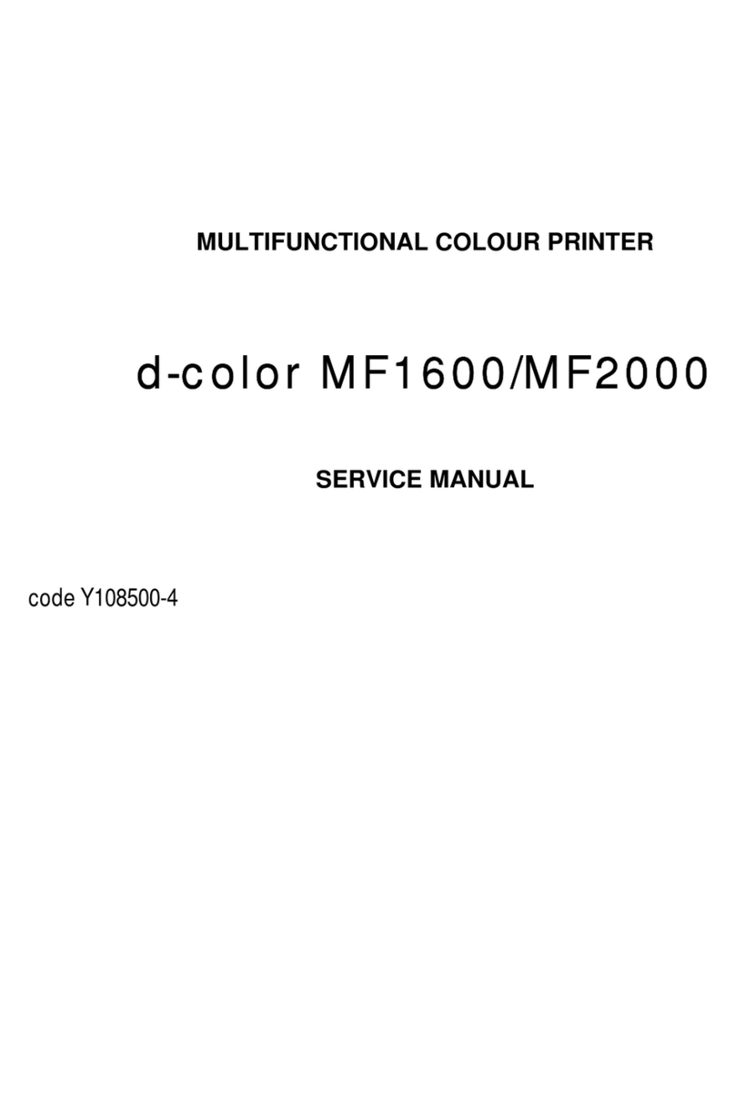 Olivetti d-Color MF1600 User manual