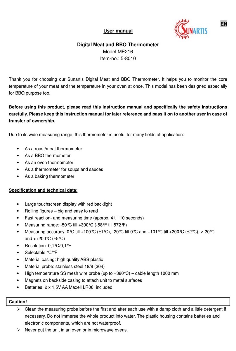 Sunartis ME216 User manual