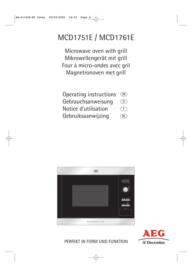 AEG MCD1751E operating instructions