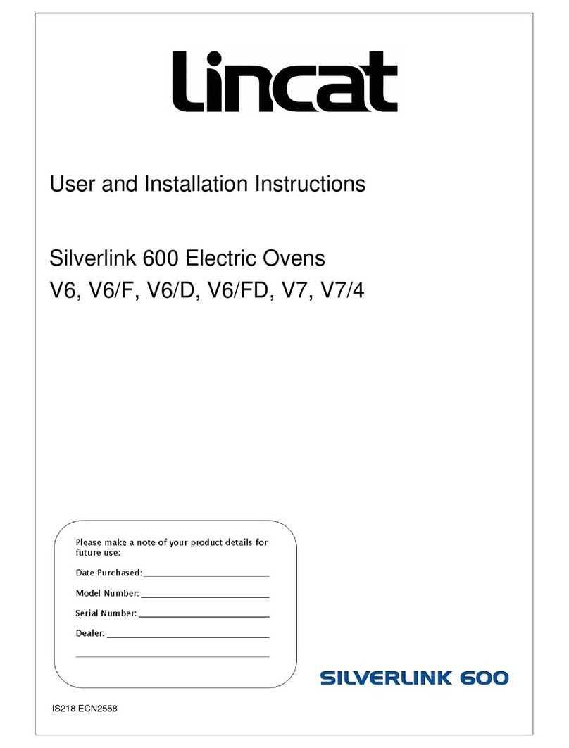 Lincat V6 Operating instructions
