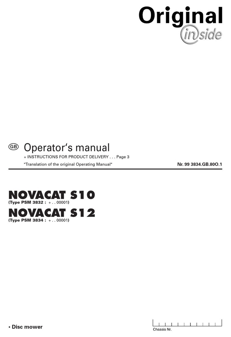 NOVACAT s10 Operator's manual