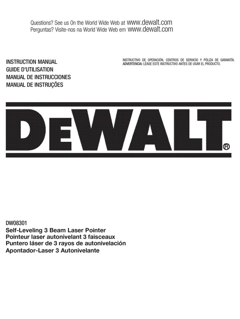 DeWalt DW08301 User manual