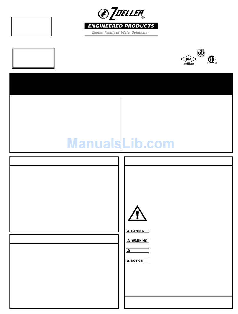 Zoeller X61 HD Series owner's manual