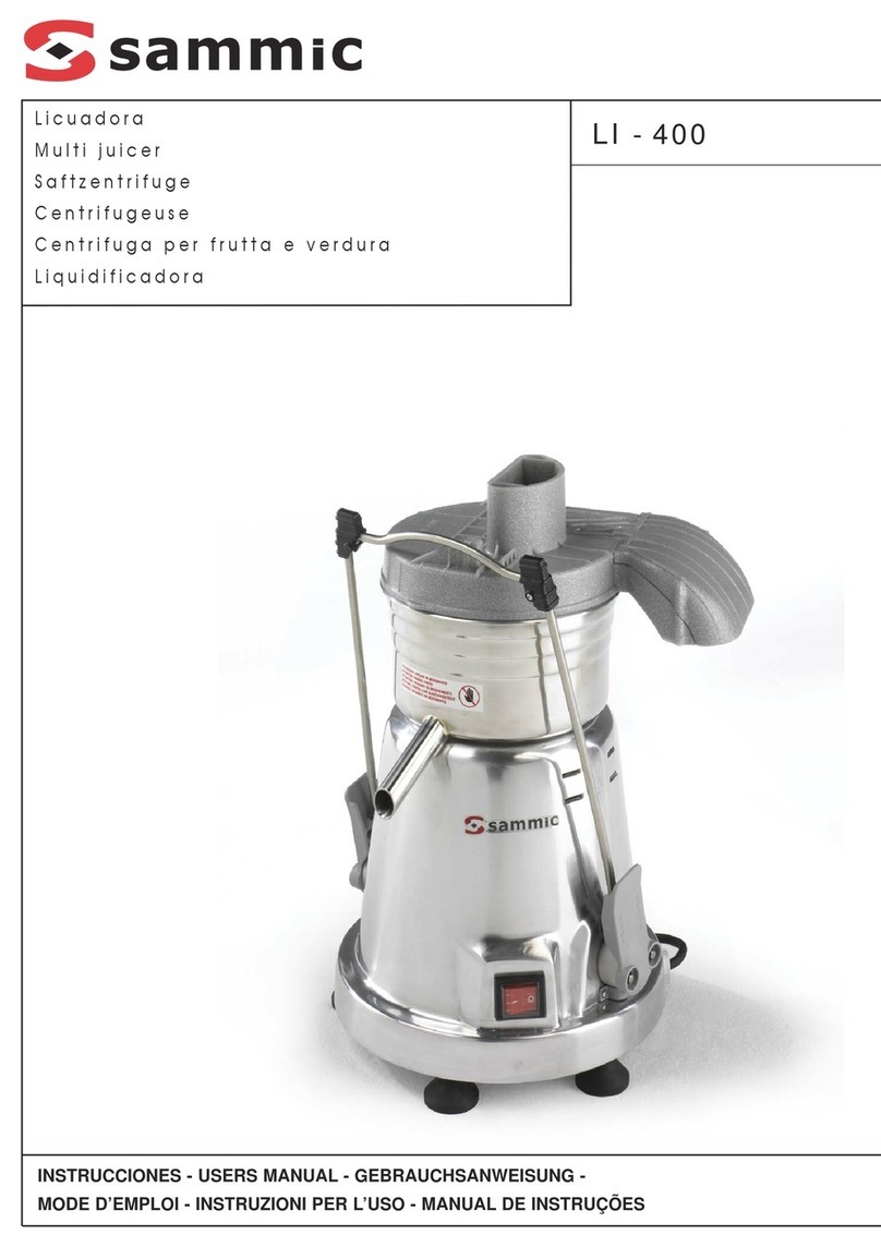 Sammic LI-400 user manual