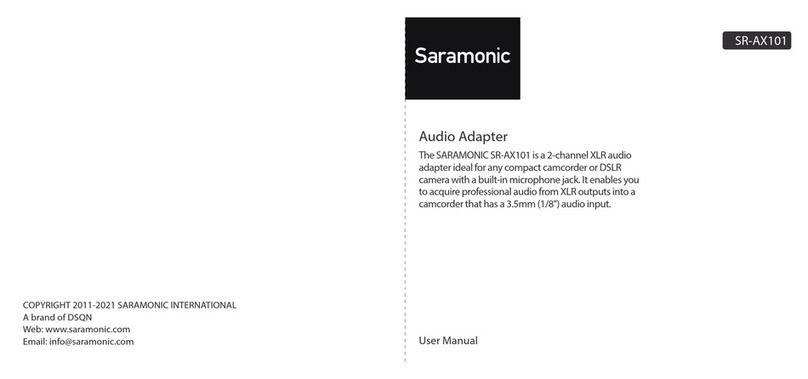 Saramonic SR-AX101 user manual