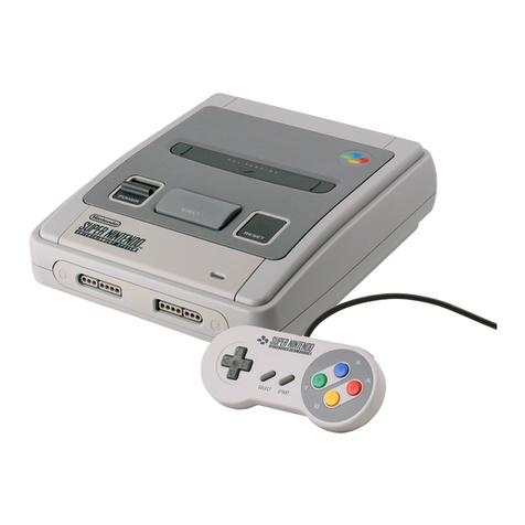 Nintendo Super NES User manual