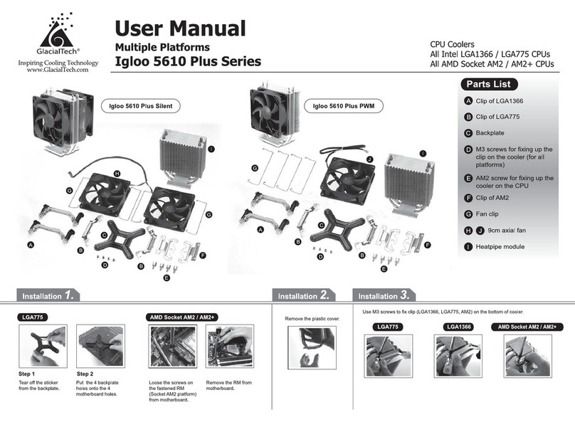 GlacialTech Igloo 5610 Plus Series user manual