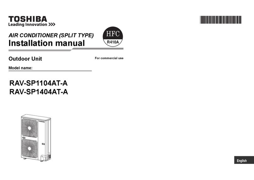 Toshiba RAV-SP1104AT-A User manual