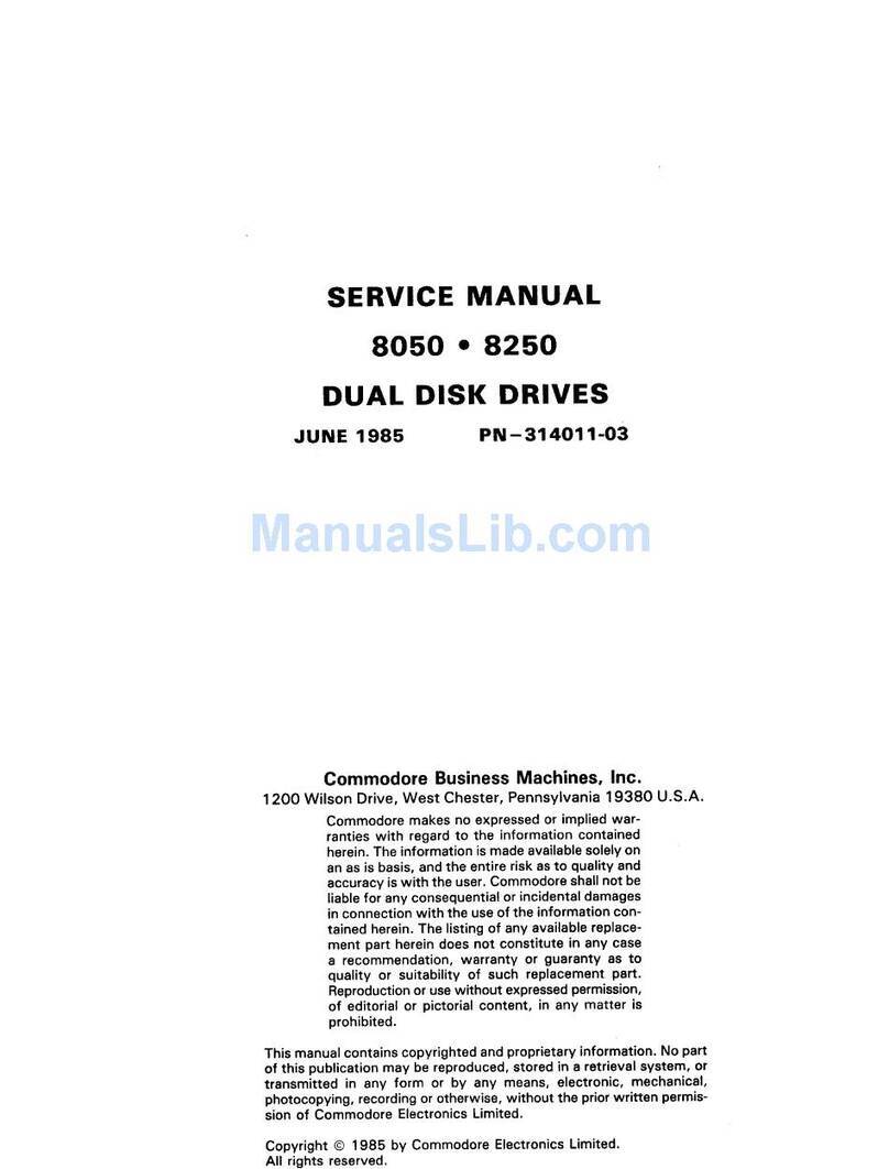 Commodore 8050 User manual