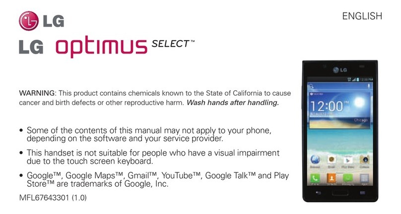 LG Optimus Select User manual
