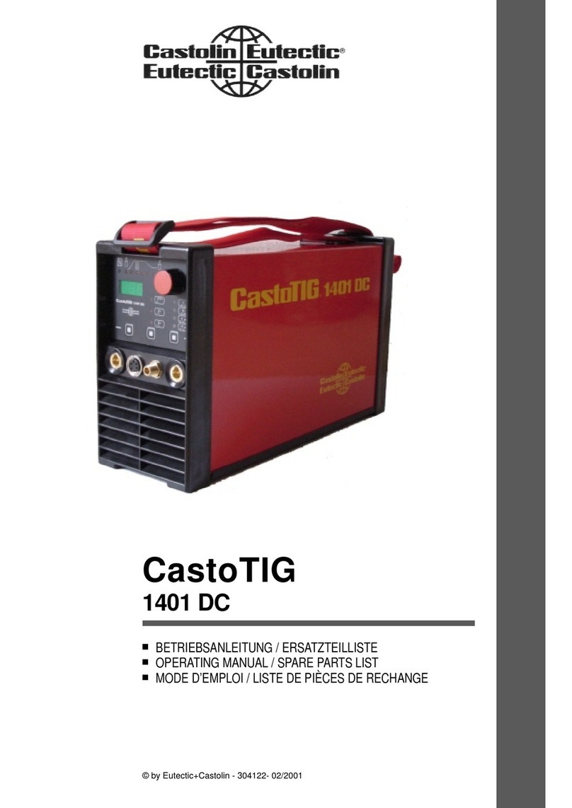 Castolin Eutectic CastoTIG 1401 DC operating manual