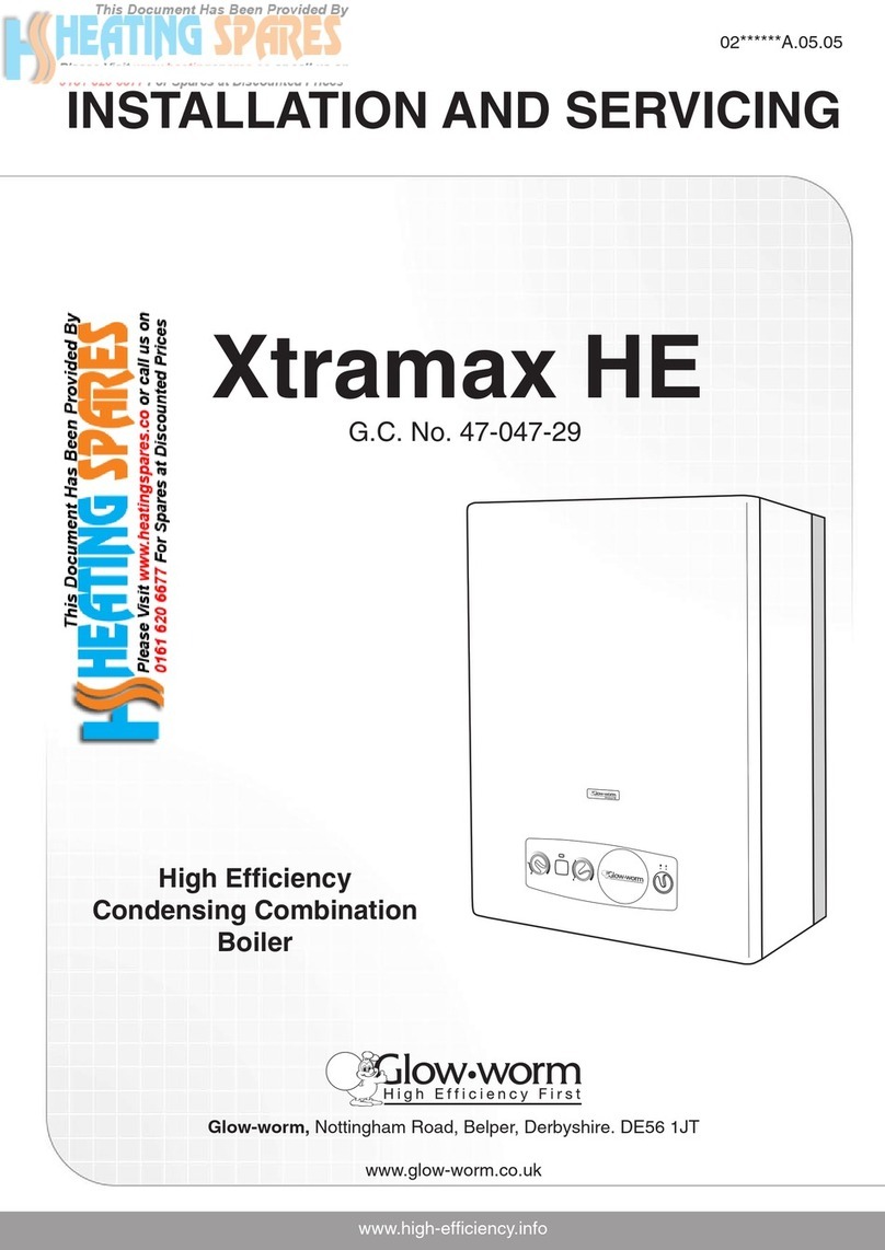 Glowworm Xtramax HE User guide