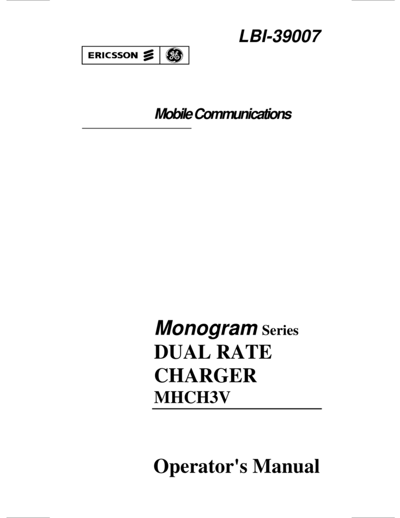 Ericsson GE Monogram MHCH3V Operator's manual
