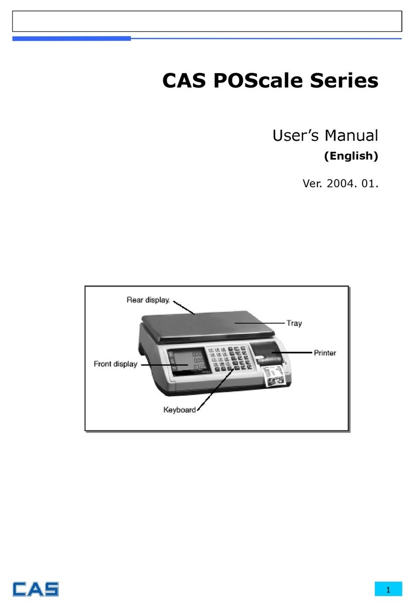 CAS Poscale User manual