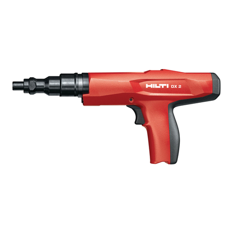 Hilti dx 2 User manual