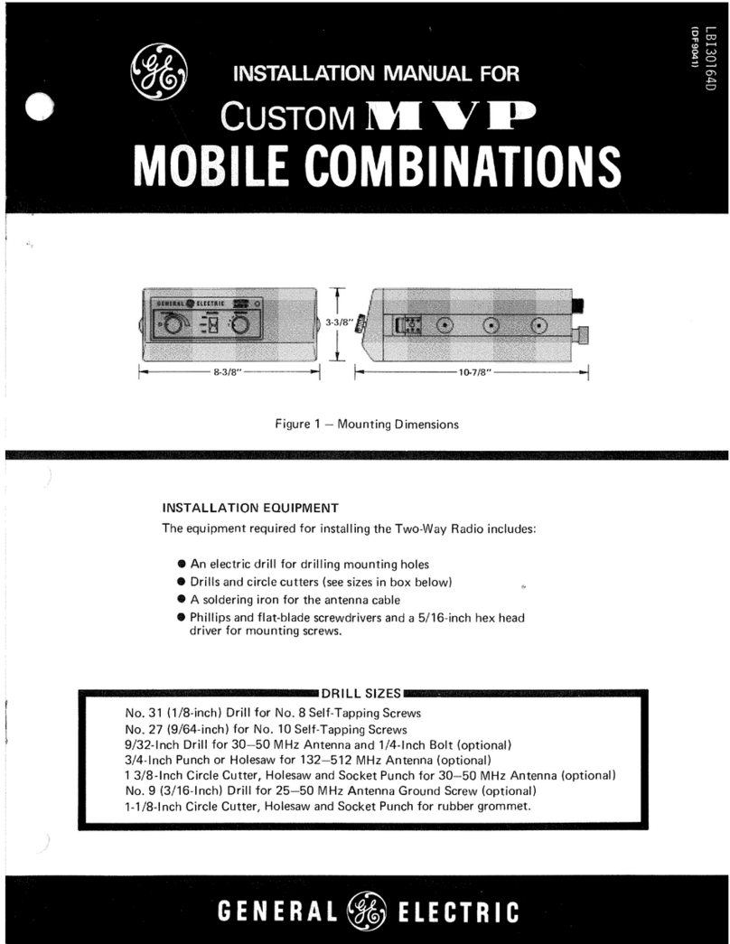 GE Custom MVP User manual