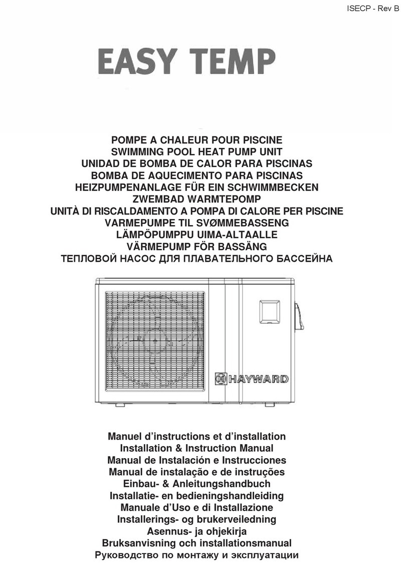 Hayward Easy Temp ECP 06 Quick guide Hayward Easy Temp ECP 06 Quick guide