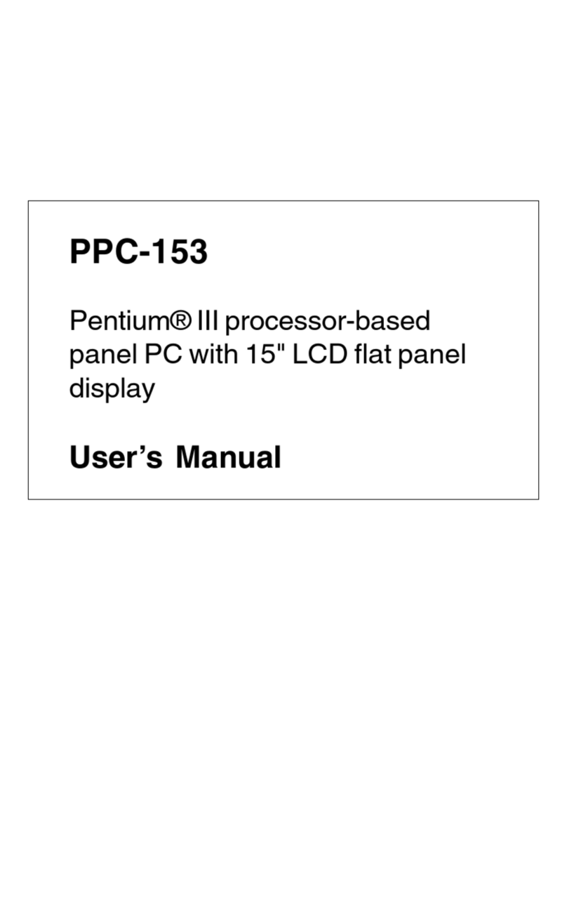 Advantech PPC-153 User manual