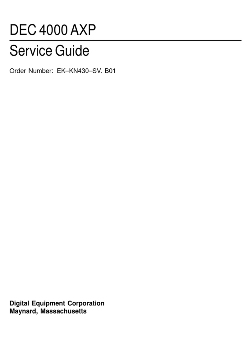 DEC 4000 AXP User manual DEC 4000 AXP User manual