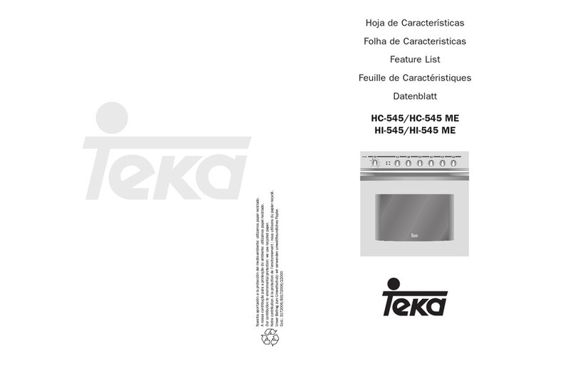 Teka HC-545 Use and maintenance manual
