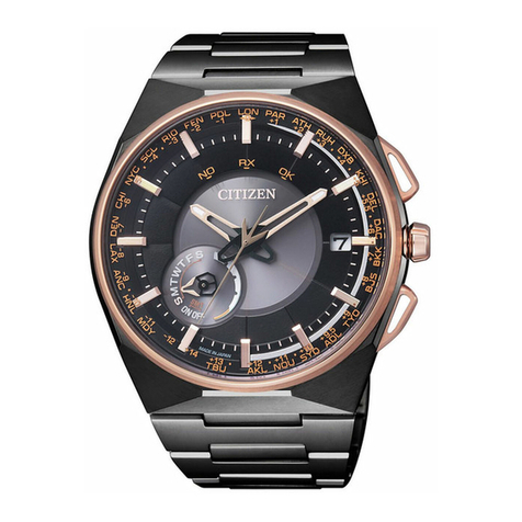 Citizen F100 User manual Citizen F100 User manual