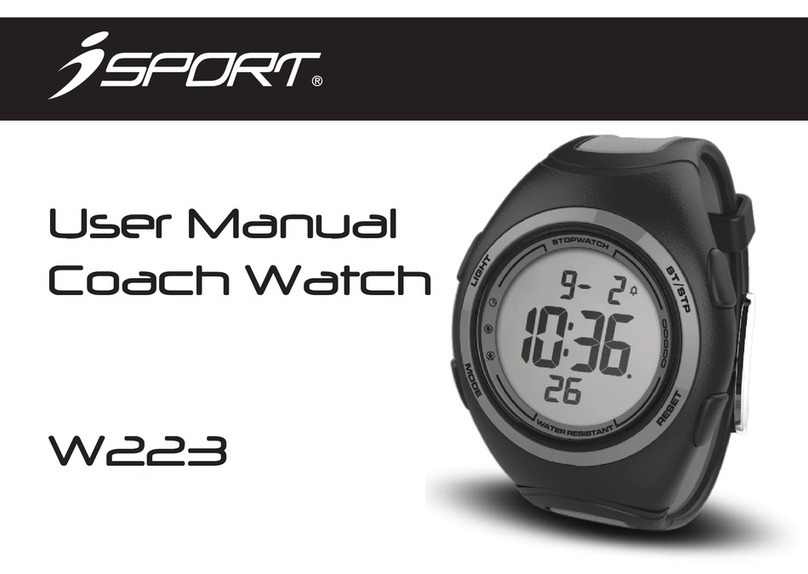 iSport W223 user manual