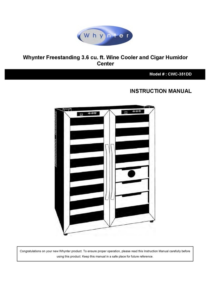 Whynter CWC-351DD instruction manual