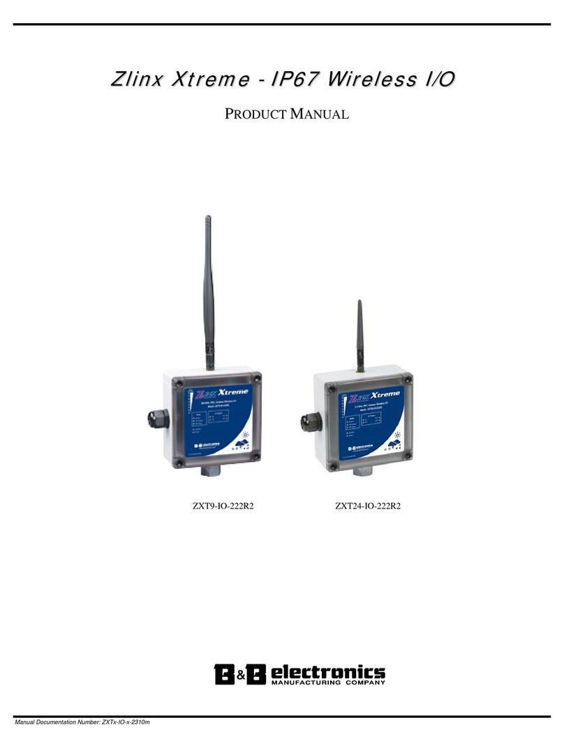 B&B Electronics ZXT9-IO-222R2 product manual