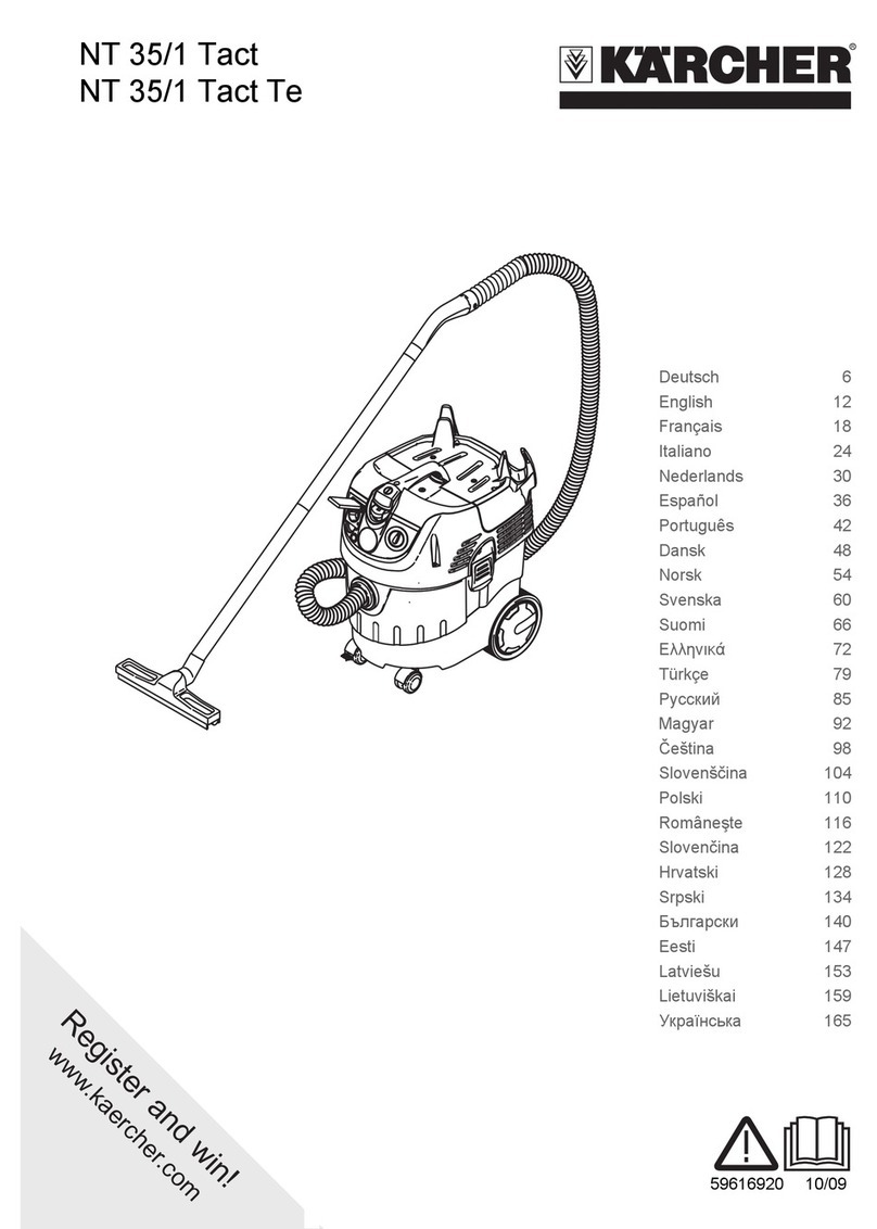 Kärcher NT 35/1 Tact Te user manual