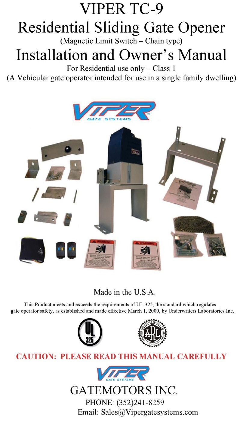 Viper TC-9 Installation instructions
