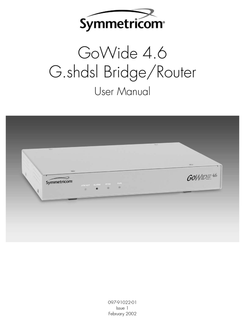 Symmetricom GoWide 4.6 user manual Symmetricom GoWide 4.6 user manual