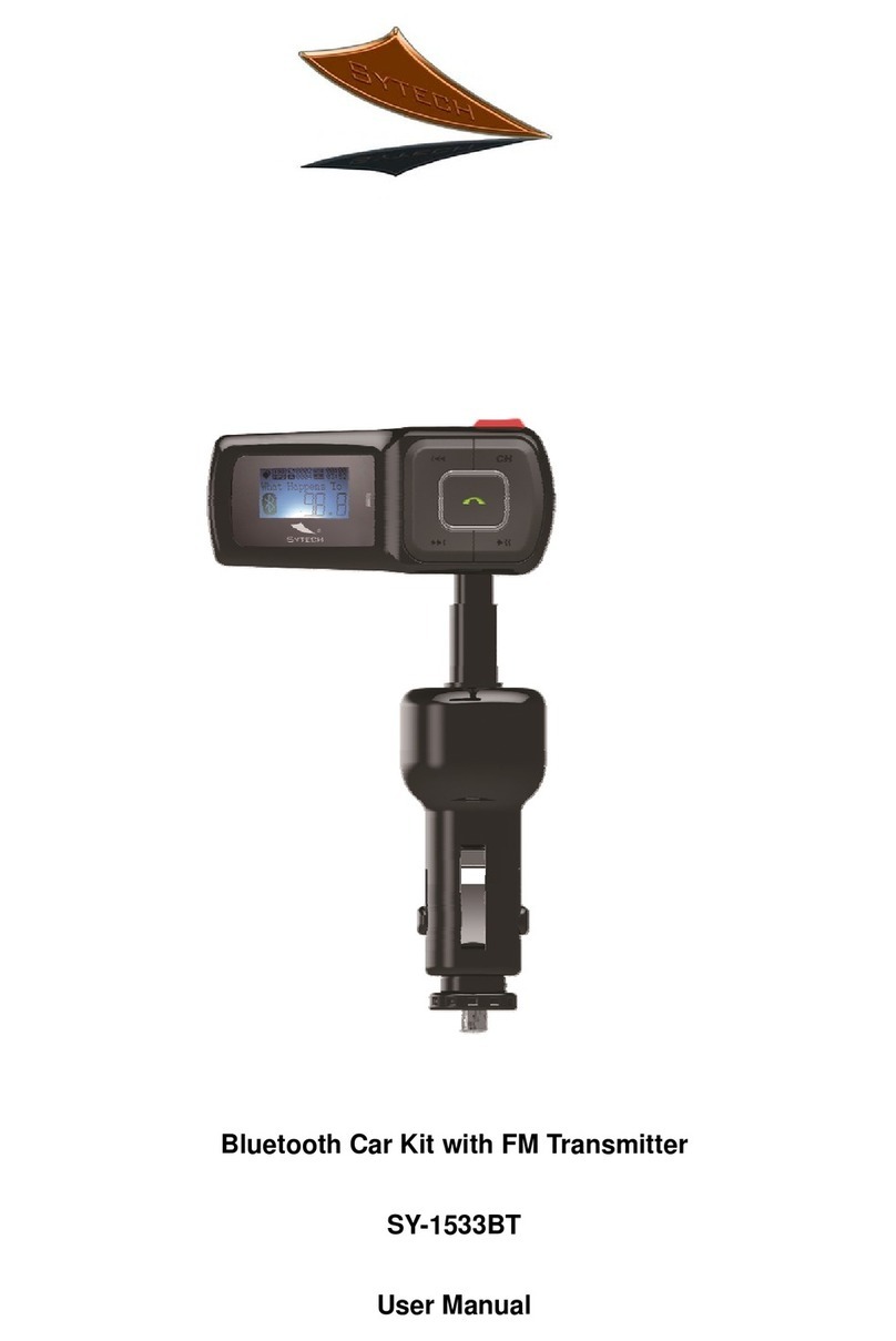 Sytech SY-1533BT user manual